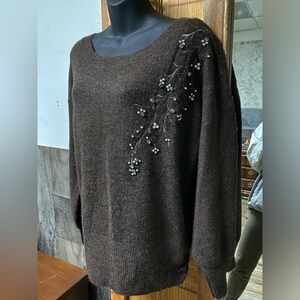 Democracy Women’s Brown Sweater Size Small